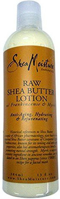 

Shea Moisture Body Lotion Raw Shea Butter 13 Oz. (2 Pack)(384.46 ml)