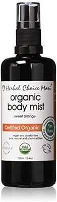 

Nature's Brands Herbal Choice Mari Organic Body Mist Sweet Orange 100Ml/3.4Oz Spray(100.55 ml)