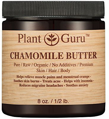 

Plant Guru Chamomile Butter 8 Oz. 100% Pure Raw Fresh Natural Cold Pressed. Skin Body And Hair Moisturizer, Diy Creams, Balms, Lotions, Soaps.(236.59 ml)