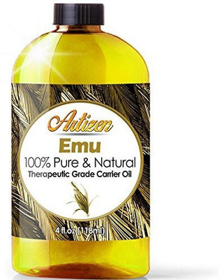 

Artizen 100% Pure Emu Oil By (Huge 4Oz Bottle) - Premium Skin & Hair Moisturizer - Natural Hair Strengthener To Help Prevent Hair Loss - Perfect Additive To Shampoo, Conditioner, Soap, And Lotion(118.29 ml)
