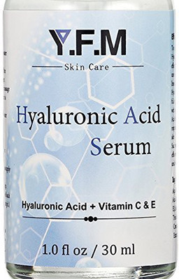 

LuckyFine Hyaluronic Acid Serum For Face, Anti-Aging Serum, For Anti Wrinkle, Moisturizer For Dry Skin & Fine Lines Vitamin C Facial Serum Easy To Absorb 1.0 Oz.(29.57 ml)