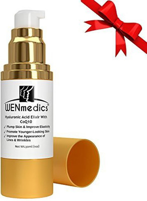 

WENmedics Hyaluronic Acid Serum For Face By Anti-Aging Wrinkle Serum Moisturizer With Vit C,E Coq10 & Peptides|For Radiant Youthful Skin|Fragrance Free - No Flaky Patches, Dryness Or Irritation|1Oz(29.57 ml)