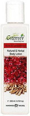 

Greenviv Natural Body Lotion, Rose & Sandalwood, 200Ml(200 ml)