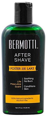 

Foster and Lake Bermotti After Shave Lotion, Refreshing, Toning And Nourishing 4 Fl Ozs, All Natural Skin Moisturizer(118.29 ml)