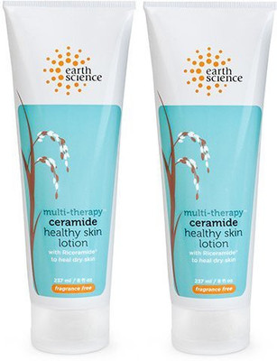 

Earth Science Multi-Therapy Ceramide Healthy Skin Lotion (Pack Of 2) With Shea Butter, Aloe Vera, Sea Lettuce Algae, Rose Hip And Panthenol, 8 Fl. Oz.(236.59 ml)