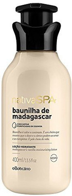 

Boticario Linha Nativa Spa (Baunilha De Madasgacar) - Locao Hidratante Corporal 400 Ml - ( Nativa Spa (Madagascar Vanilla) Collection - Body Moisturizing Lotion 13.52 Fl Oz)(104.1 ml)