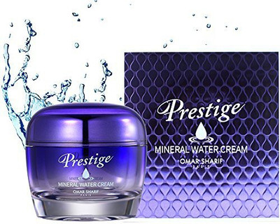 

Omar Sharif Prestige Water Cream Moisturizer Face And Neck 1.76Oz/50G Specially Formulated With 63% Mineral Water (Onsen-Sui) Korean Beauty(52.05 ml)