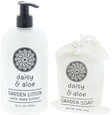 

Greenwich Bay Bundle Of 2 6.4 Ounce Shea Butter Bar Soap & 16 Ounce Lotion (Daisy & Aloe)(189.27 ml)