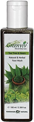 

Greenviv Natural Face Wash Gel, Neem & Tea Tree, 100Ml(100 ml)