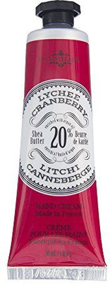 

La Chatelaine 20 % Shea Butter Hand Cream, Organic Argan Oil, Travel Size 1 Oz, Immediate Hydration, Intense Repair, Extra Rich, Non-Greasy Formula, Made In France, Paraben Free - Lychee Cranberry(29.57 ml)