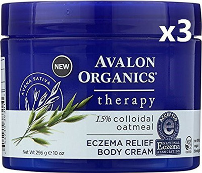

Avalon Organics Therapy, Eczema Relief Cream, 10 Ounces (Pack Of 3)(295.74 ml)