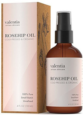 

Valentia Organic Rosehip Seed Oil (4Oz) Pure & Cold-Pressed(118.29 ml)