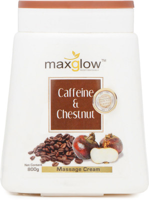 

MAXGLOW CAFFEINE & CHESTNUT MASSAGE CREAM - 800 GM(800 g)