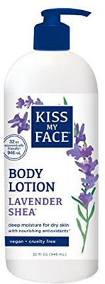 

Kiss My Face Body Lotion, Lavender Shea, 32 Ounce(946.35 ml)