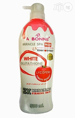 

A Bonne Lotion Uv Skin 3X Whitening Lightening Bleaching Milk Extra Kojic, Arbutin, Nano White Glutathion 500Ml(500 ml)