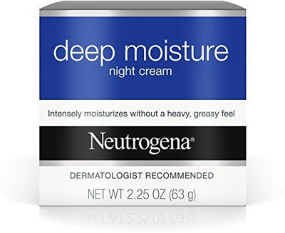 

Neutrogena Deep Moisture Night Cream With Glycerin & Vitamin D3, Intensive Hydrating Facial Moisturizer For Instant Dry Skin Relief, Non-Greasy & Non-Comedogenic, 2.25 Oz(66.54 ml)