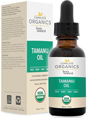 

InstaNatural Organic Tamanu Oil - Nourishes And Soothes Dry, Cracked & Problematic Skin, Hair, Feet And Nails - Complete Organics By - 1 Oz(29.57 ml)