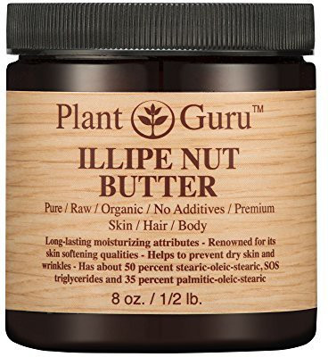 

Plant Guru Illipe Nut Body Butter 8 Oz. 100% Pure Raw Fresh Natural Cold Pressed. Skin Body And Hair Moisturizer, Diy Creams, Balms, Lotions, Soaps.(236.59 ml)
