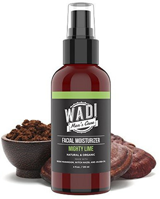 

Wadi Men's Care Face Moisturizer For Men- All Purpose Anti-Aging Men'S Face Moisturizer & Aftershave Lotion - Made With Reishi Mushroom & Msm - Great For Sensitive Skin And All Skin Types - Natural & Organic - 4 Oz(118.29 ml)