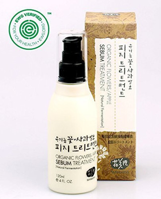 

Whamisa Organic Flowers Apple Sebum Treatment 120Ml, 4.06 Fl. Oz., Alcohol-Free Excess Sebuml Control For Oily Skin - Naturally Fermented, Ewg Verified(1.77 ml)