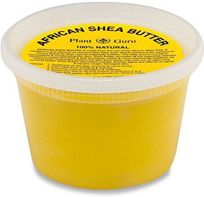 

Plant Guru African Shea Butter Raw Unrefined Grade A 100% Pure Natural Gold/Yellow 16 Oz. Diy Body Butters, Lotion, Cream, Lip Balm & Soap Making Supplies, Eczema & Psoriasis Aid, Stretch Marks(473.18 ml)