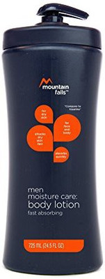

Mountain Falls Moisture Care: Men'S Body Lotion, Fast Absorbing, Pump Bottle, Compare To Vaseline, 24.5 Fluid Ounce(724.55 ml)