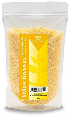 

Plant Guru Beeswax Yellow Pastilles Pellets Granules (1/2 Pound / 8 Oz.) Premium Quality, Cosmetic Grade, Triple Filtered(236.59 ml)