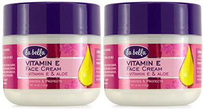 

La Bella Face Cream Vitamin E & Aloe 4 Oz Pack Of 2(118.29 ml)