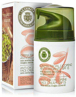 

La Chinata Anti Wrinkle Beauty Extra Virgin Olive Oil Anti Aging Regimen Face Cream Spf 15 With Vitamin C Natural�Daily Exfoliating And Moisturizer Scrub From Spain,No Fillers 50Ml(50 ml)