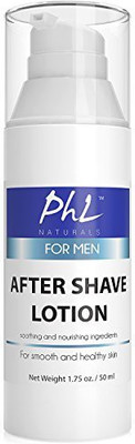 

PHL Naturals Unscented Natural After Shave Lotion For Men - Soothes Irritation From Shaving, Moisturizes And Repairs Skin, Prevents Razor Burn, Leaves Skin Feeling Smooth And Soft 1.75 Oz(51.75 ml)