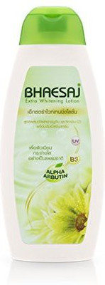 

Bhaesaj Body Extra Whitening Lotion Alpha Arbutin & Vitamin B3, Uv Protection Fast Skin Whitening , Size 150 Ml. (1Pc)(150 ml)