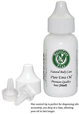 

Nutricare Plus Piercing Aftercare, Body Piercing, Tattoo Aftercare, Organic Emu Oil (Our Control Tip Allows The Pure Emu Oil To Last Longer, Up To Twice As Long) Natural, Odorless (1 Ounce)(29.57 ml)