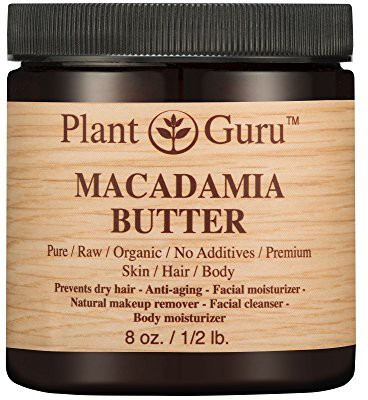 

Plant Guru Macadamia Body Butter 8 Oz. 100% Pure Raw Fresh Natural Cold Pressed. Skin Body And Hair Moisturizer, Diy Creams, Balms, Lotions, Soaps.(236.59 ml)