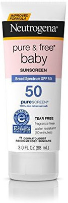 

Neutrogena Pure & Free Baby Mineral Sunscreen Broad Spectrum Spf 50, 3 Fl. Oz. (Pack Of 3)(88.72 ml)