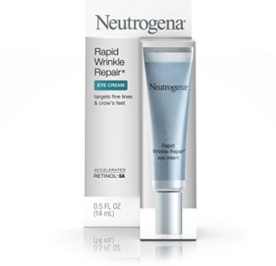 

Neutrogena Rapid Wrinkle Repair Anti-Wrinkle Eye Cream With Retinol Sa, Hyaluronic Acid, And Glucose Complex Retinol Booster, 0 .5 Fl. Oz(14.79 ml)