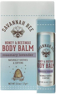 

Savannah Bee Honey & Beeswax Body Balm Rosemary Lavender 0.6 Oz(17.74 ml)