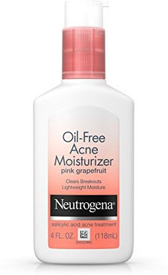 

Neutrogena Oil-Free Facial Acne Moisturizer With Salicylic Acid, Pink Grapefruit, 4 Fl. Oz.(118.29 ml)