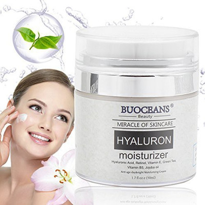 

BUOCEANS Hyaluronic Acid Cream, Anti Aging Face Cream, Neck And Eye Area, Moisturizer Cream With Active Retinol, Vitamin C, Reduces Wrinkles, Fine Lines (1.7 Oz)(50.28 ml)