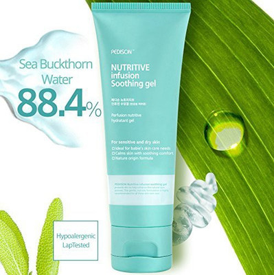 

PEDISON Nutritive Infusion Soothing Gel 4 Oz 88.4% Of Sea Buckthorn Water, Lightweight Yet Hydrating, Soothing Gel(118.29 ml)