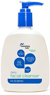 

Mountain Falls Daily Facial Cleanser For Normal To Oily Skin, Phthalate Free, Pump Bottle, Compare To Cetaphil, 8 Fluid Ounce(236.59 ml)
