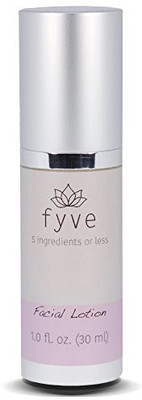 

Fyve All Natural Face Lotion, All Skin Types, Day Or Night Use, 1 Oz, Argan Oil And Aloe Vera(29.57 ml)