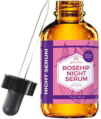 

Leven Rose Rosehip Night Serum By , 100% Pure Organic Natural Skin Renewal Brightening Complexion Anti Inflammatory Anti Aging 1 Oz(29.57 ml)