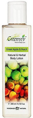 

Greenviv Natural Body Lotion, Green Apple & Peach, 200Ml(200 ml)