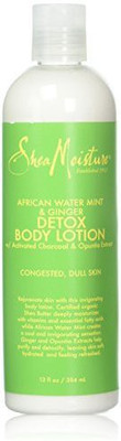 

Shea Moisture African Water Mint & Ginger Detox Body Lotion For Unisex, 13 Ounce(384.46 ml)