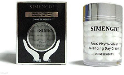 

Simengdi Phyto Silver Ginseng Gel - Balancing Pearl Day Cream For Face - Bio Silver Anti Aging And Wrinkle Reduce Cream With Natural Chinese Herbs And Pearl Powder 2 Ounce(59.15 ml)
