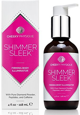 

Cheeky Physique Shimmer Sleek Firming Body Illuminator - Shimmering Body Glow Cream With Skin Firming And Light Reflecting Ingredients - Real Diamond Dust + Peptides + Caffeine - 4 Oz.(118.29 ml)
