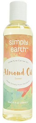

Simply Earth 'S 100% Pure Sweet Almond Oil - 4 Oz(118.29 ml)