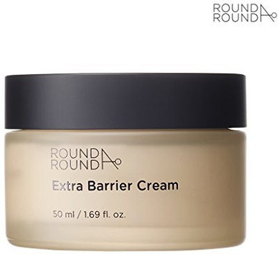 

ROUND A'ROUND Extra Barrier Cream 50Ml - Natural Ingredients, Nourishing Anti-Wrinkle Effect Hydrating Cream(50 ml)