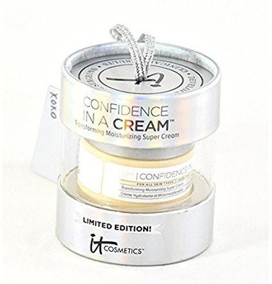 

It Cosmetics Confidence In A Cream Transforming Moisturizing Super Face Cream - 0.5 Oz /15Ml Travel Size - Holiday Ornament(14.79 ml)