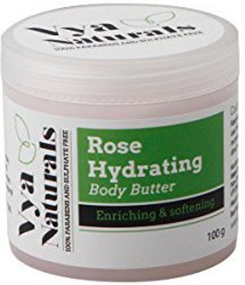 

Vya Naturals Rose Hydrating Nourishing & Moisturizing Natural Body Butter - Ultra Hydrating Whipped Body Souffl� - Contains Cocoa Butter - No Animal Testing 3.5 Oz(103.51 ml)